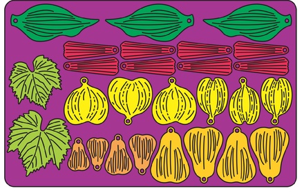 Ніж для вирубки Build a Flower №3 від Cheery Lynn Designs, 27 шт.