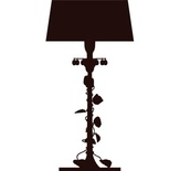 Акриловий штамп Floor lamp Лампа, розмір 3,2х6,2см