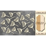 Чипборд Фабрика Декору - Укроп, колір молочний, крафт