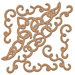 Набір декоративних елементів для шедоубокса №07, ТМ Фабрика Декору