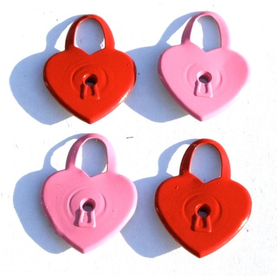 Набор люверсов Eyelet Outlet - Heart Lock Quicklets, 12 штук