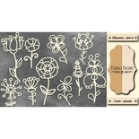 Чипборд Фабрика Декору - FDCH-071, колір молочний, крафт