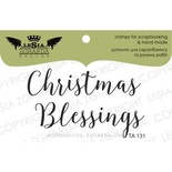 Акриловый штамп Lesia Zgharda TA131 Christmas Blessings, размер 9х5 см