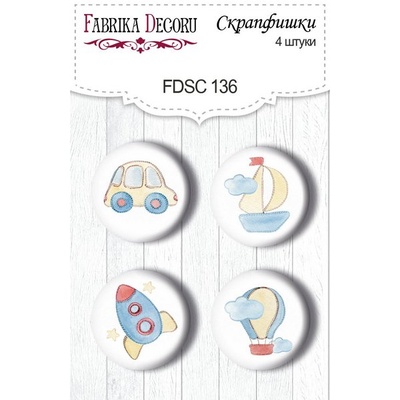 Набор скрапфишек Фабрика Декору из 4 шт. FDSC 136