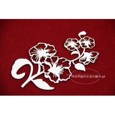 Чипборд Scrapiniec - Маки