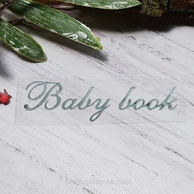 Термонапис «Baby Book» №1, срібло