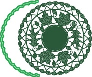 Ніж для вирубки Fall Leaf Doily w/Angel Wing від Cheery Lynn Designs