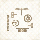 Чипборд Blue Fern Studios - Spare Parts