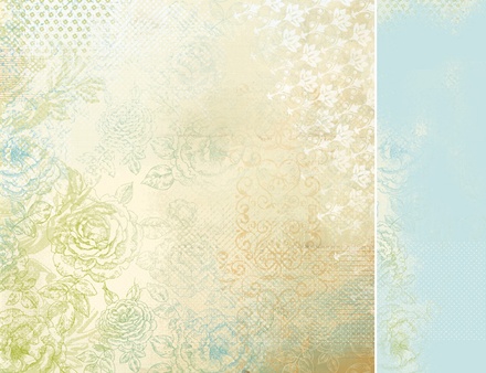 Лист двухсторонней скрапбумаги от Kaisercraft - Guinevere, 30х30