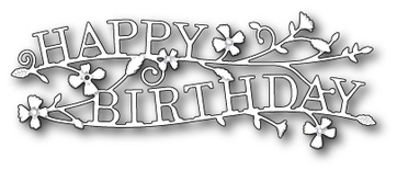 Ножі від Memory Box - Dies- Blooming Happy Birthday