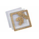 Заготовка для шейкера Ягоди 9x9 см, колір крафт, ТМ Фабрика Декору