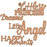 Набір декоративних елементів для шедоубокса №23, ТМ Фабрика Декору