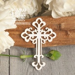 Чипборд ScrapBox - Хрестик ажурний Hh-059