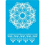 Трафарет - Фабрика Декору - Ніжне мереживо 15см х 20см