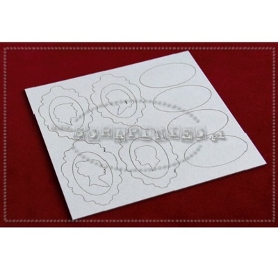 Чипборд Scrapiniec - Профіль ретро, 4 штуки