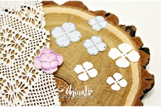 Ножи для вырубки от AgiArt - "Очаровательная гортензия"