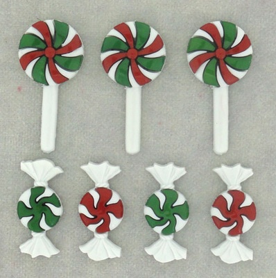 Набір декоративних ґудзиків Dress It Up - Christmas Candy