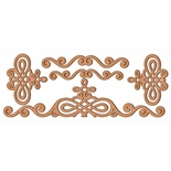 Набір декоративних елементів для шедоубокса №14, ТМ Фабрика Декору