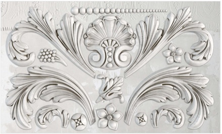 Молди від IOD - Acanthus Scroll 6x10 Decor MouldsTM, 15x26 см