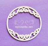 Чипборд від Wycinanka - BACK TO THE VINTAGE - Рамка, візерунок 1