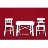 Чипборд Scrapiniec - Греческая таверна - столик и стулья