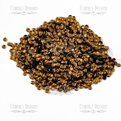 Паєтки розетки міні, горіхові металік 510, ТМ Фабрика Декору