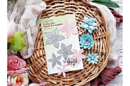 Форми для вирубки "Ельфійські квіти великі" від AgiArt