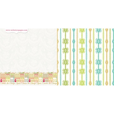 Аркуш двосторонній (s) Pages - from Paris -Avenue de Champs? 30x30 см