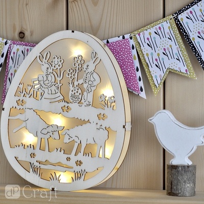 Фігурний дірокол 3 в 1 Flag Прапорець, TM dpCraft (Dalprint)