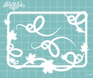 Чипборд від Вензелик - Набір рамок + куточки 03, розмір: 120x89 мм