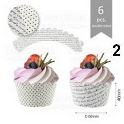 Набір паперових заготовок 005, ТМ Fabrika Dekoru, 6 штук, вибір кольору