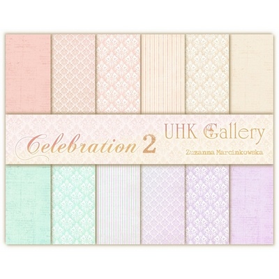 Набір двостороннього скрап-паперу UHK Gallery - Celebration Celebration 2, 30,5x30,5см, 6 аркушів