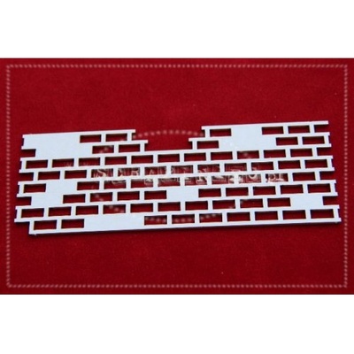 Чипборд Scrapiniec - цегляна стіна, набір, 3 штуки