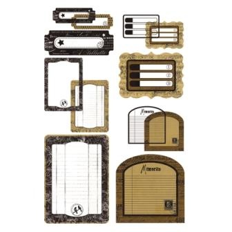 Набір карток для журналінгу з велумом від BasicGrey - Basic Kraft - Journaling Transparencies - Take Note