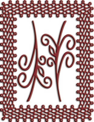 Рамка Japanese Lace and Flourish від Cheery Lynn Designs