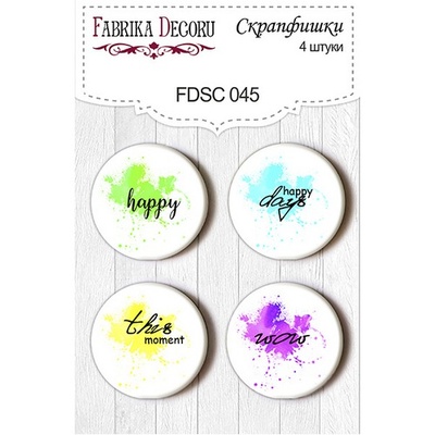 Набор скрапфишек Фабрика Декору из 4 шт. FDSC 045