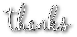 Ніж для вирубки від Poppystamps - Fancy Thanks