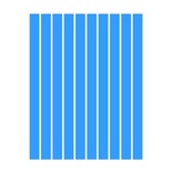 Набір смужок паперу для квілінгу, 1 колір (синій інтенсив), 1,5х295мм, 160 г/м², 100 шт.