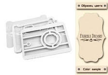 Заготовка для шейкера Фотоапарат 11x13,3 см, колір молочний, ТМ Фабрика Декору