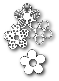 Ніж для вирубки від Poppystamps - Flower Stack