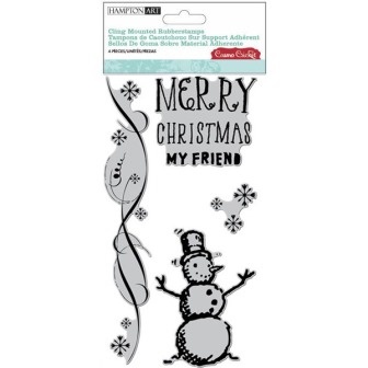 Штампы от  Hampton Art - Cosmo Cricket - Snowman Set