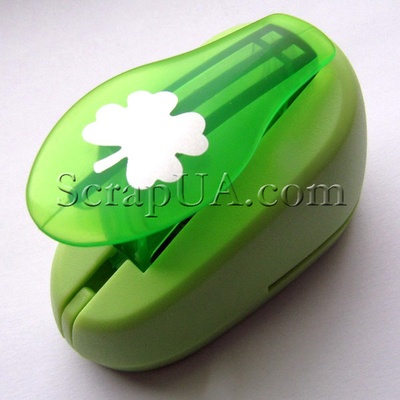 Фигурный дырокол Чарівна Мить - Лист клевера, размер 1.8 см