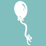 Чипборд от Вензелик - Воздушные шарики 03, размер: 22*54 мм