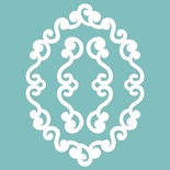 Чипборд від Вензелик - Набір рамочка + вензельки 09, розмір: 48*66 мм