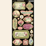 Высечки из чипборда Graphic 45 - Bloom Chipboard