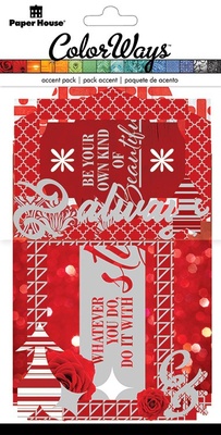 Набір висічок від Paper House - Rouge Accent Pack