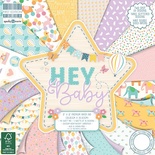 Набір паперу для скрапбукінгу First Edition - Hey Baby, 48 аркушів, 20x20см