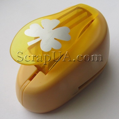 Фигурный дырокол Чарівна Мить - Лист клевера, размер 2.5 см