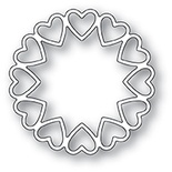 Ніж для вирубки від Poppystamps - Fancy Heart Ring craft die