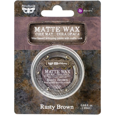 Матовий віск від Prima Marketing - Finnabair Art Alchemy Matte Wax - Rusty Brown, 20 мл